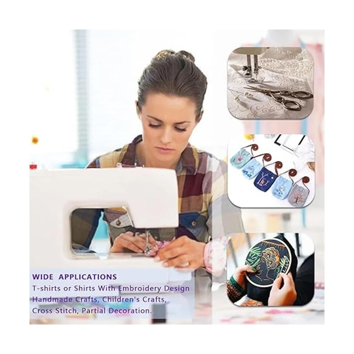 Juego de 72 hilos de coser de 36 colores con hilos de_7