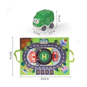 ALASOU 8 juegos de juguetes para coche y tapete de_6