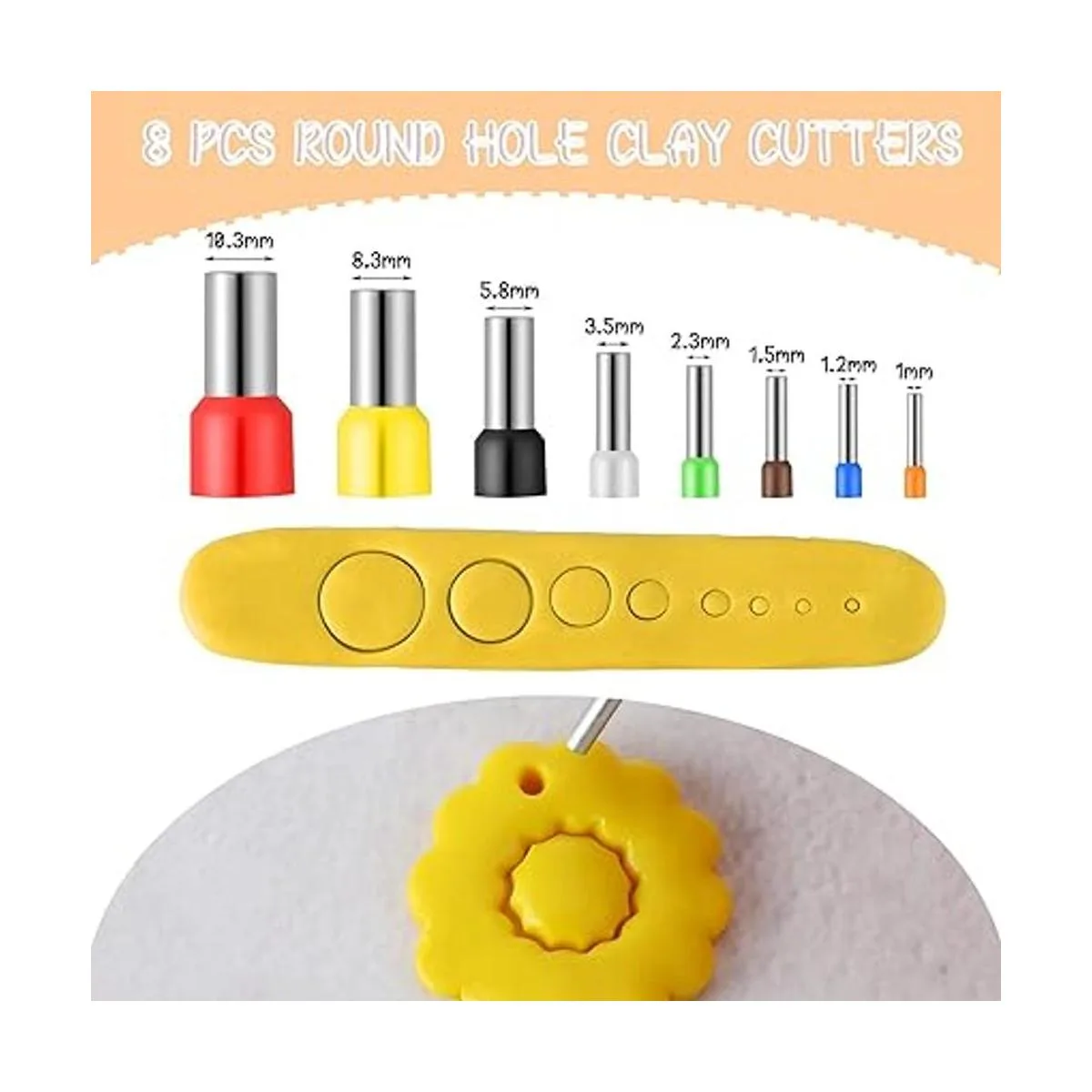 Kajaia Juego de 114 piezas de cortadores de aretes_3