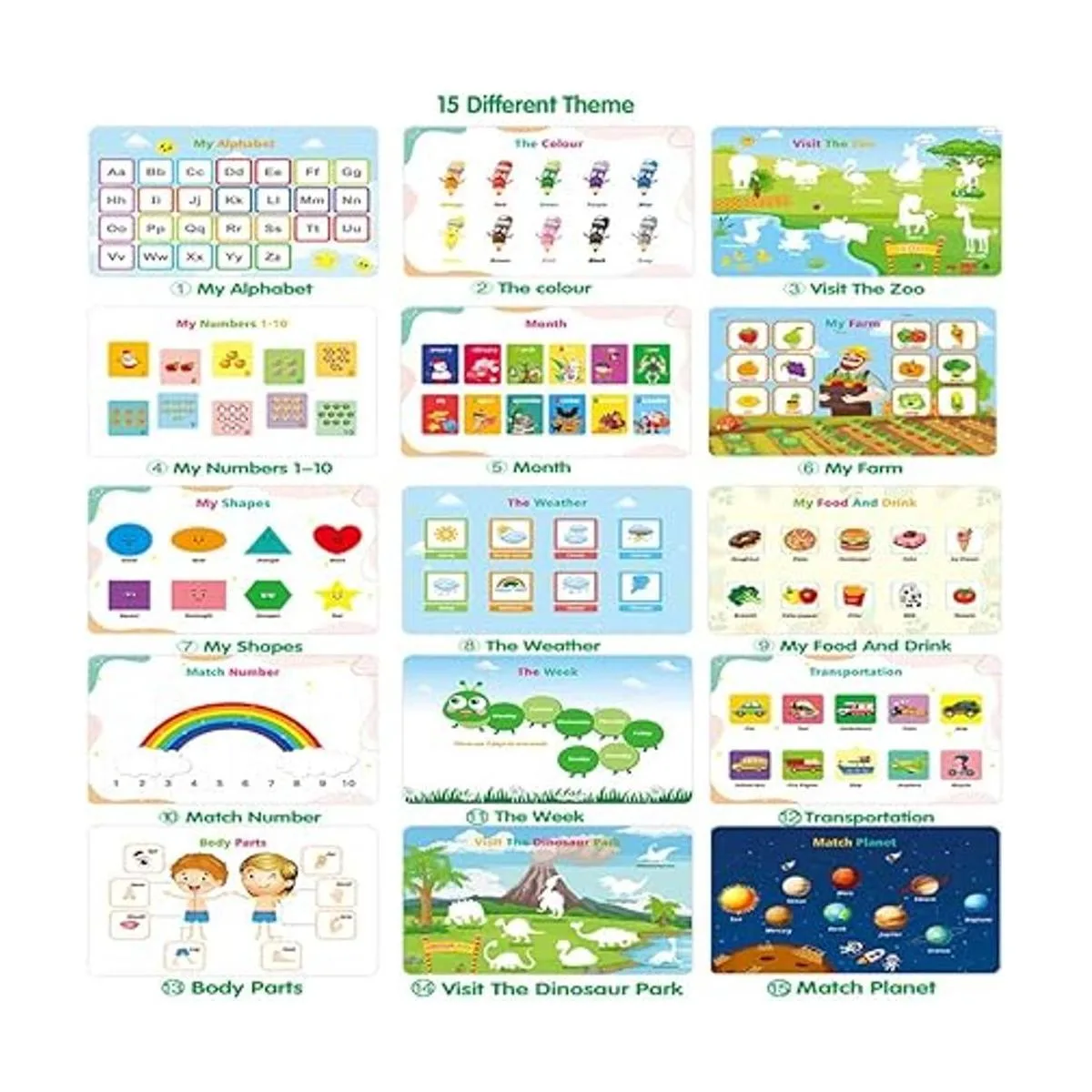 Qaxrocyn My Preescolar Montessori Toys regalo para niños y_3