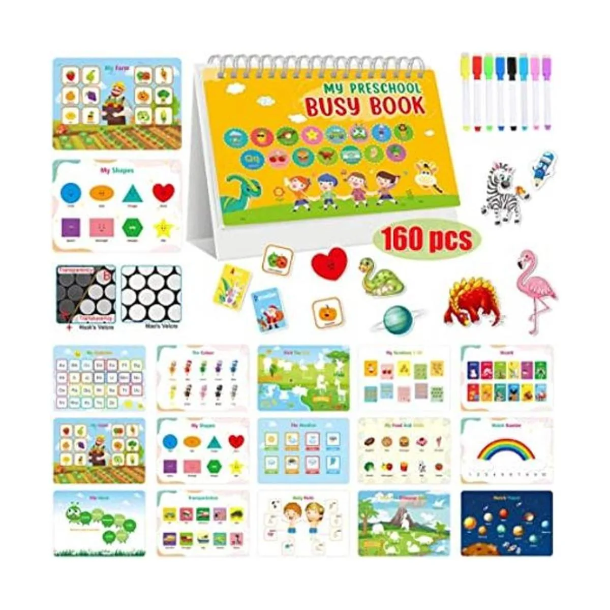 Qaxrocyn My Preescolar Montessori Toys regalo para niños y_1