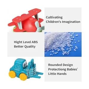 ALASOU 8 juegos de juguetes para coche y tapete de_5