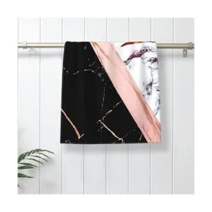 COVASA Juego de 2 toallas de mano para baño elegante_7