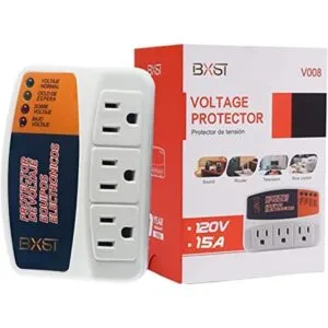 BXST Protector de voltaje enchufable de tres salidas para_1