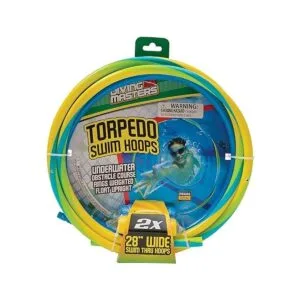 Prime Time Toys Diving Masters Torpedo Juego de 2 aros de_3