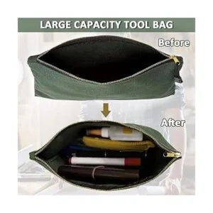 Paquete de 4 bolsas de herramientas de lona 16 onzas_2