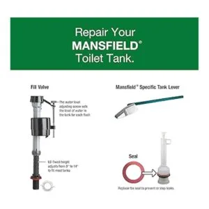 Fluidmaster K400A023 Kit de reparación de válvula de_6