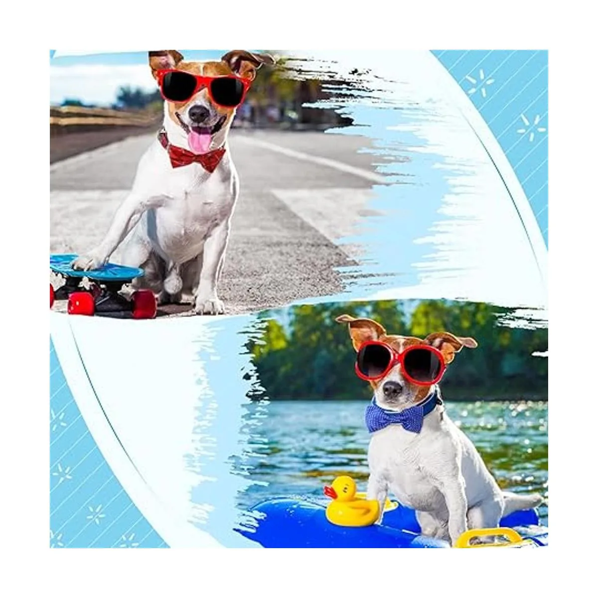 16 corbatas para perro lazos para el verano estilo_5