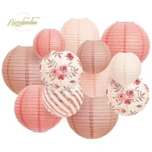 NICROLANDEE Decoraciones para fiestas de boda 12 faroles_2