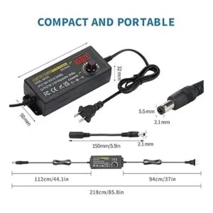 Adjustable ACDC Power Supply 3A 72W Universal Power_5