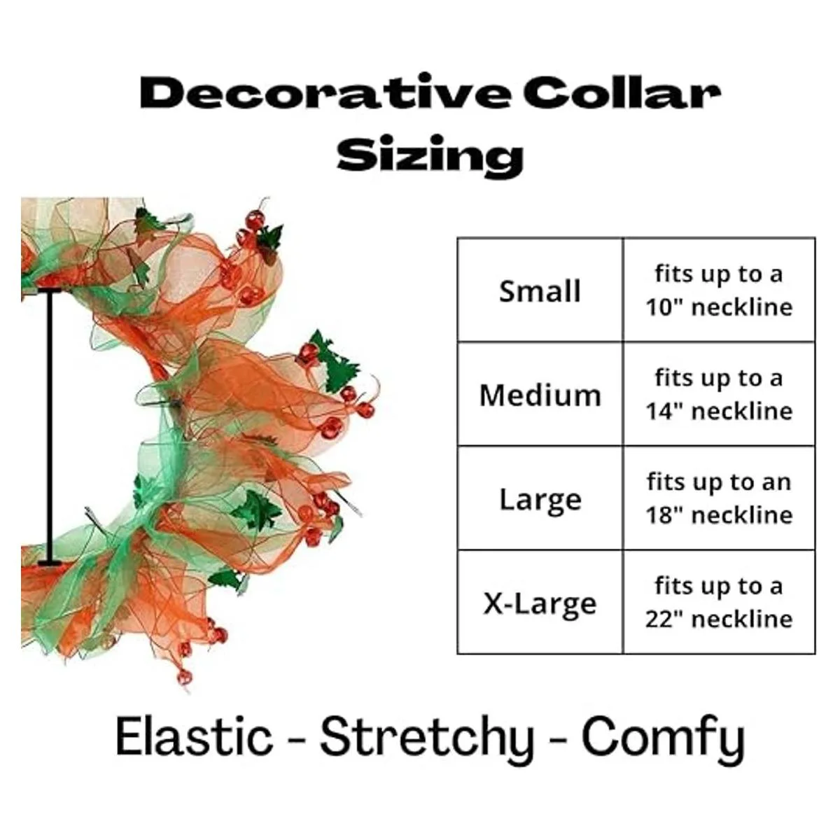 Midlee Jingle Bells and Christmas Trees Collar decorativo_6