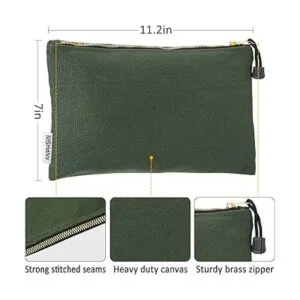 Paquete de 4 bolsas de herramientas de lona 16 onzas_3