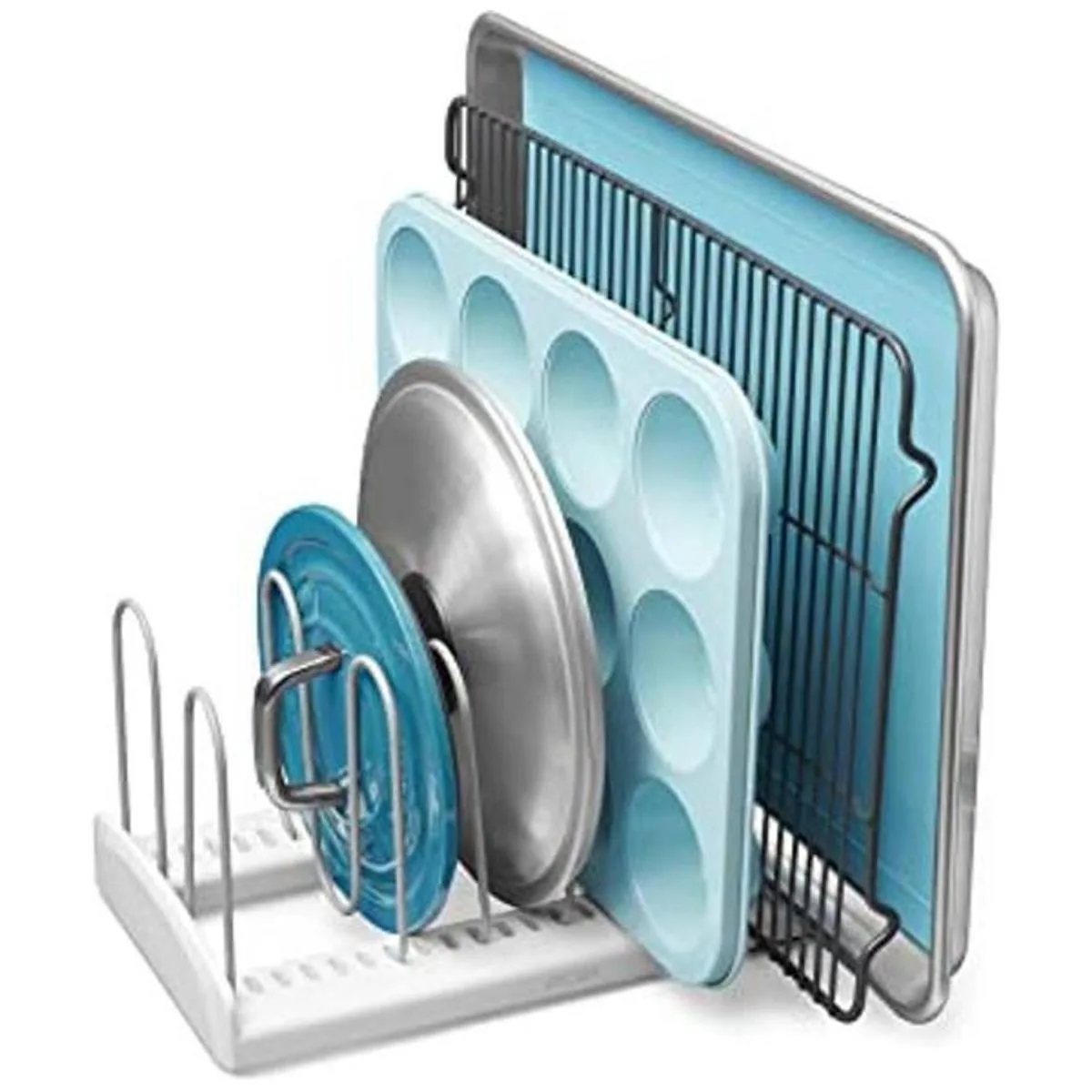 YouCopia Storemore Estante ajustable para bandeja y tapa_1