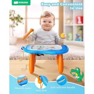 KOKODI Tabla de dibujo magnética para niños pequeños con_5