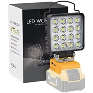 LIVOWALNY Luz de trabajo LED inalámbrica para batería_1