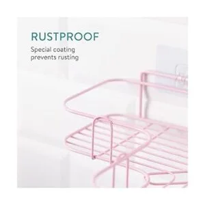 Navaris Organizador de ducha autoadhesivo juego de 2_3