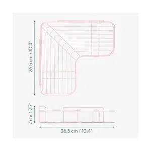 Navaris Organizador de ducha autoadhesivo juego de 2_6