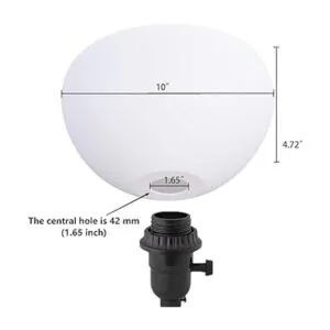 Paquete de 2 pantallas de lámpara de pie Torchiere de_3