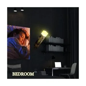 Lámpara de antorcha con montaje en pared luz nocturna LED_4