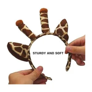 Paquete de 12 diademas de animales de peluche para_5