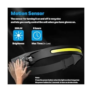 Linterna LED recargable paquete de 2 faros delanteros de_4