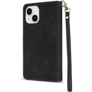 ZZXX Funda para iPhone 14 Plus con bloqueo RFID ranura_4