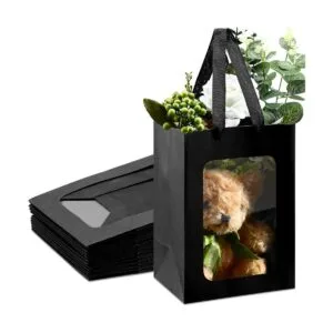Yexiya 15 bolsas de regalo de papel con ventana_1