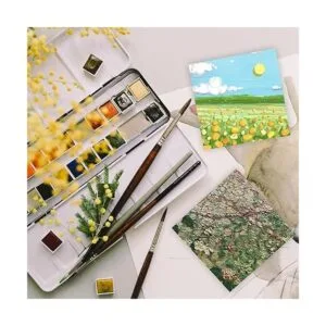 FSWCCK 10 tableros de madera de 6 x 6 pulgadas lona de_5