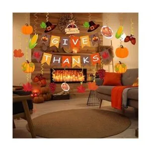 42Pcs Thanksgiving Decorations PreAssembled GIVE THANKS_7