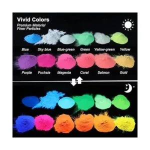 LETS RESIN Pigmento en polvo que brilla en la oscuridad_4