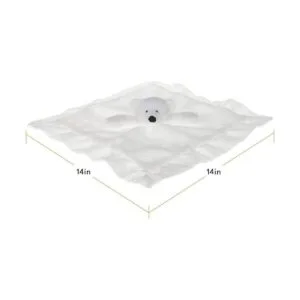 Apricot Lamb Manta de seguridad suave con diseño de oso_2