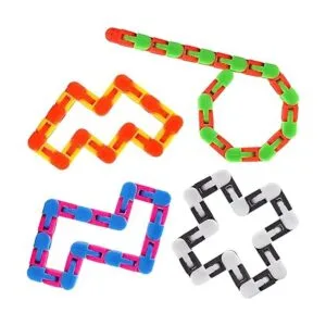 Paquete de 46 juguetes sensoriales de 24 eslabones con_2