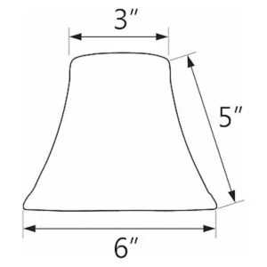 Aspen Creative 30008 Lámpara de araña pequeña en forma de_6