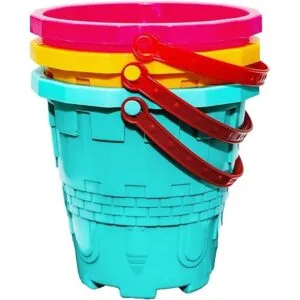 Holady Cubos de plástico para castillo de playa cubo de_3