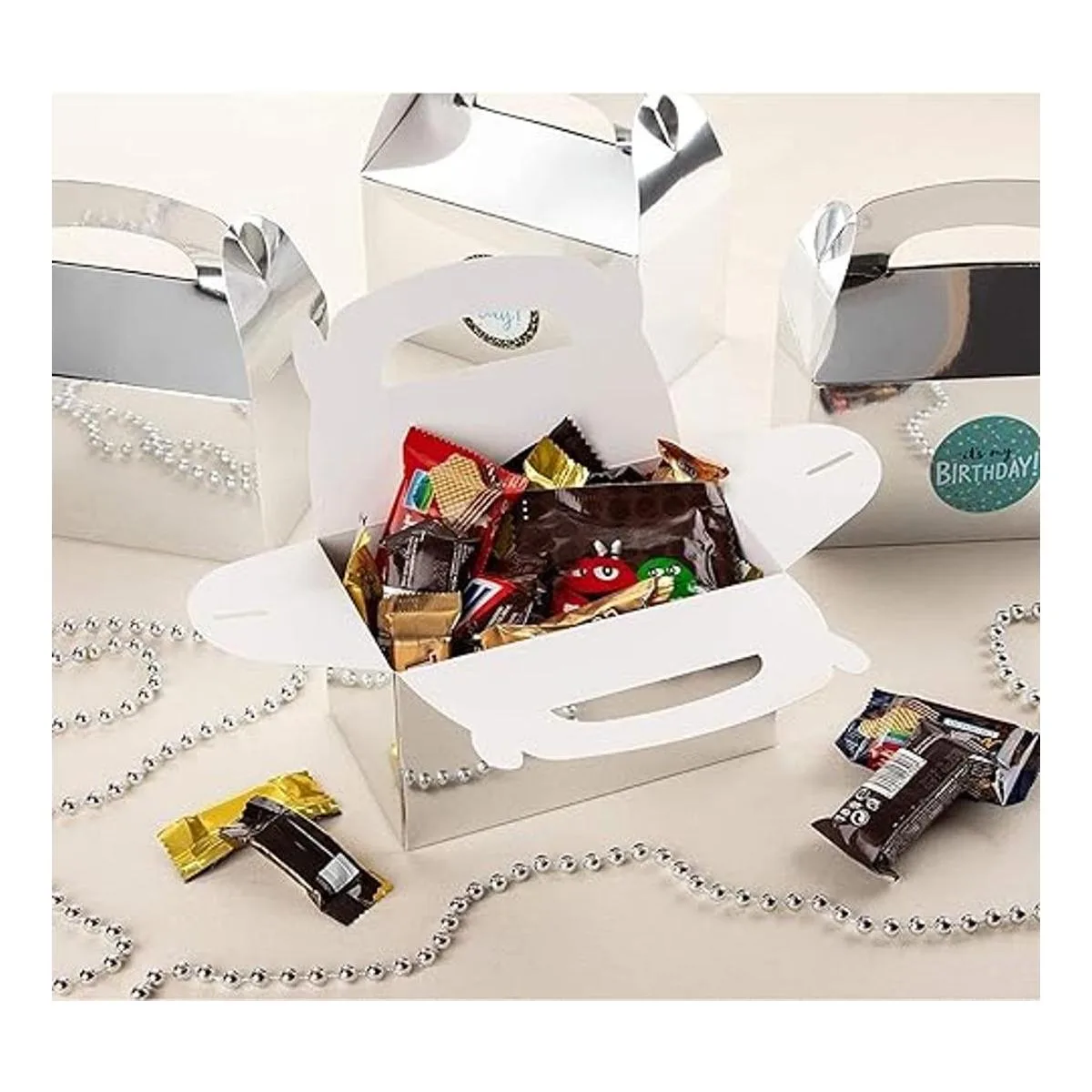 Juvale Cajas de regalo para fiestas paquete de 24 cajas_4