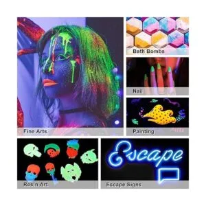 LETS RESIN Pigmento en polvo que brilla en la oscuridad_5