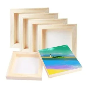 FSWCCK 10 tableros de madera de 6 x 6 pulgadas lona de_3