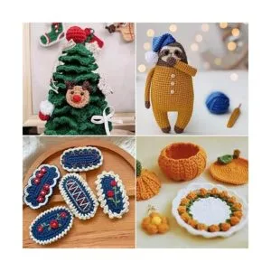 NICEEC Hilo de peso deportivo de 6 x 1.76 oz para tejer de_5