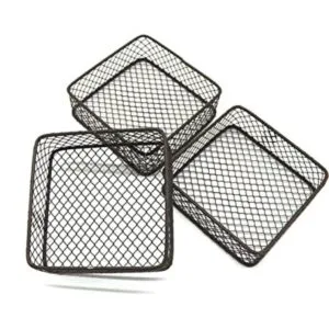 CVHOMEDECO. Mini cestas de almacenamiento de alambre de_1