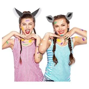 Rcanedny 20 diademas de animales de peluche para fiestas_3