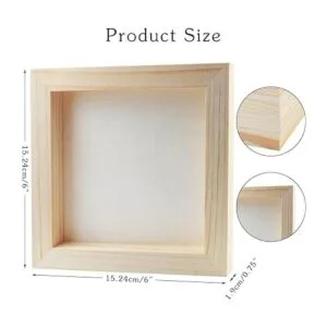 FSWCCK 10 tableros de madera de 6 x 6 pulgadas lona de_2