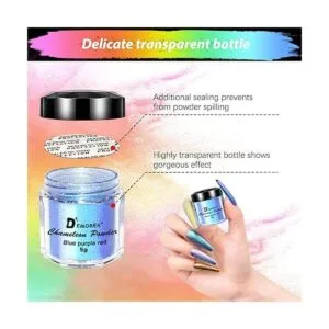 Polvo de mica camaleón pigmento de resina epoxi de 10_5