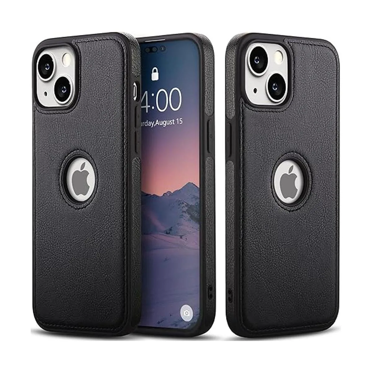 DOGODON Diseño compatible con iPhone 14 funda de cuero de_1