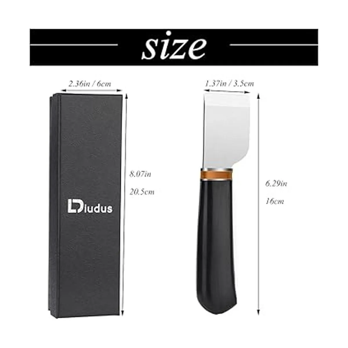 Cuchillo de corte de cuero cuchillo de cuero con mango de_2