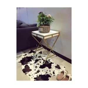 Alfombra con estampado de vaca cortada 3.6 x 2.5 pies_7