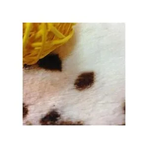 Alfombra con estampado de vaca cortada 3.6 x 2.5 pies_4