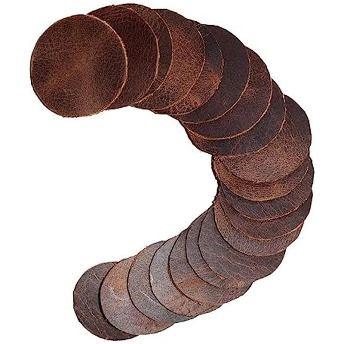 Hide Drink Círculos de cuero 1.5 pulgadas de_1