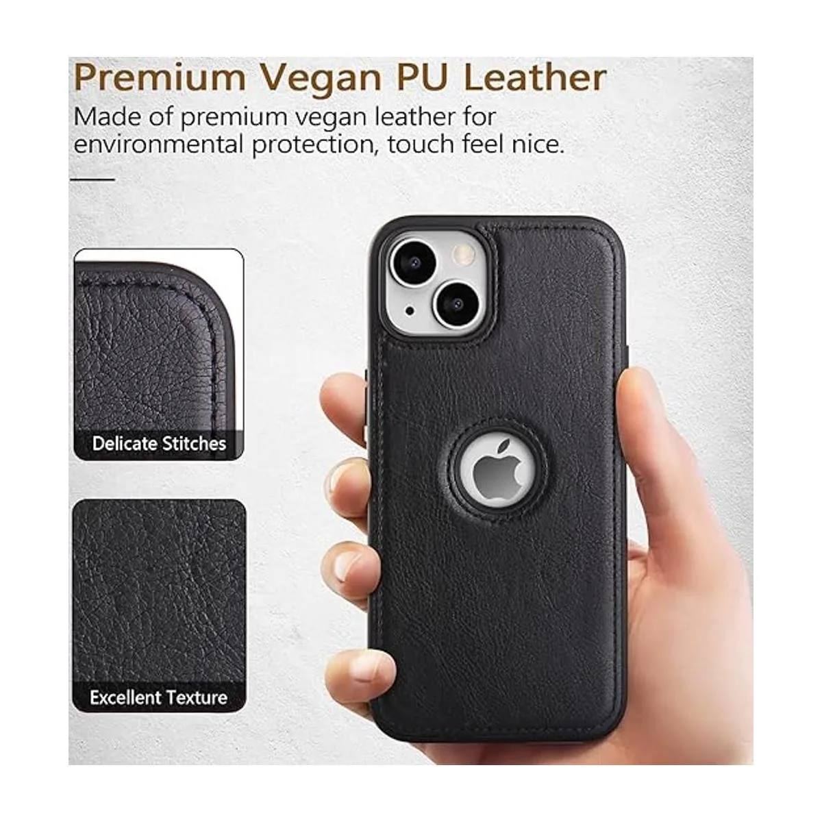 DOGODON Diseño compatible con iPhone 14 funda de cuero de_3
