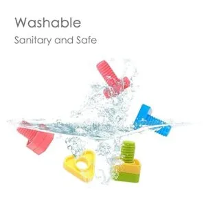 TOMYOU Juguetes apilables de 32 piezas de formas de_5