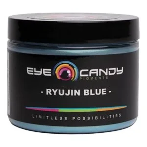 Eye Candy Polvo de pigmento de mica premium Ryujin Blue_6
